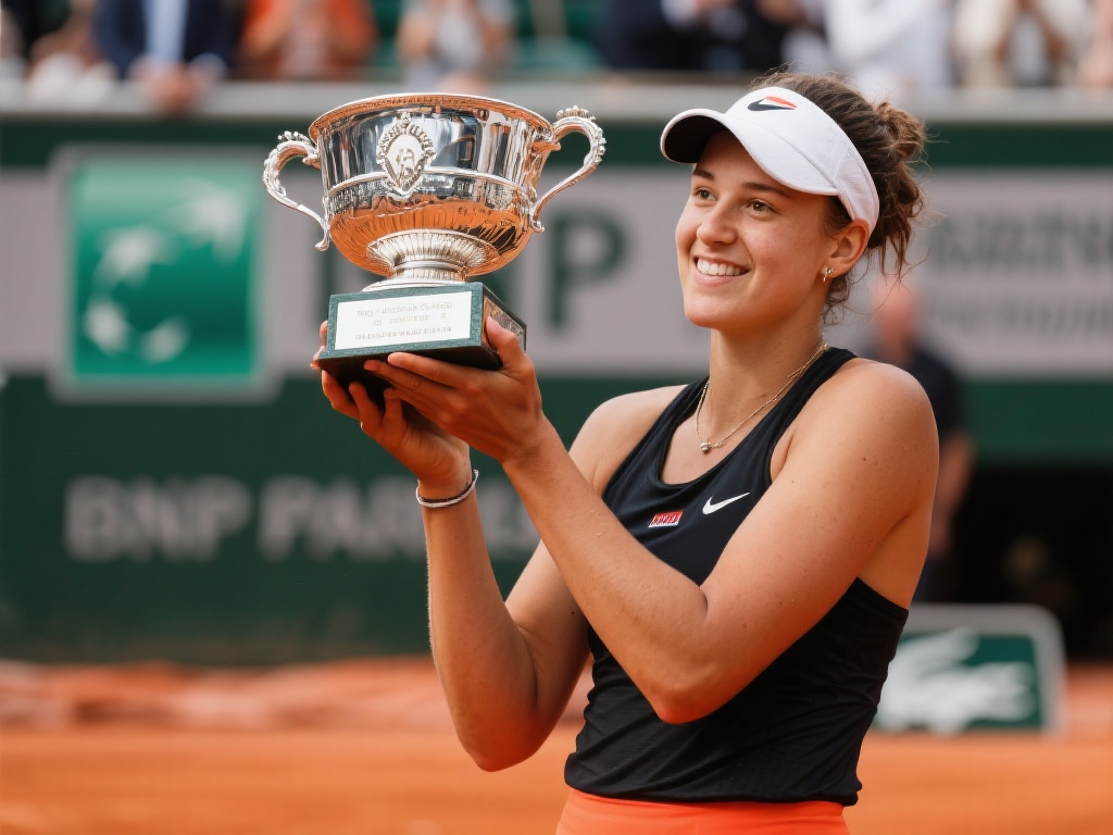 高夫逆袭夺首座法网女单冠军荣耀 在国际体育的闪耀舞台上,年轻选手的崛起总