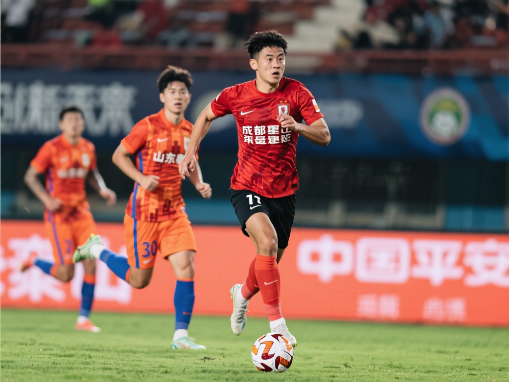 “第4轮:成都蓉城3-0完胜山东泰山 比赛集锦” 值得一提的是,成都蓉城队的前锋在本场比赛