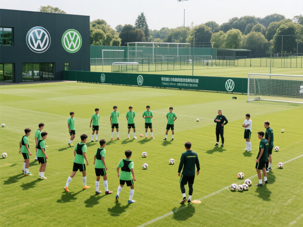 中国U-16亮相狼堡基地 首训后观战德甲赛事 沃尔夫斯堡足球俱乐部以培养高水平球员闻名